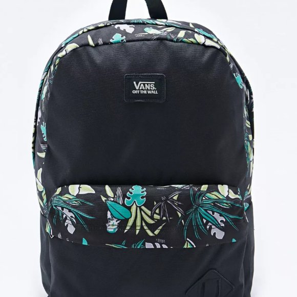Vans Old Skool Tropical Backpack in Black - Picture 7 of 7